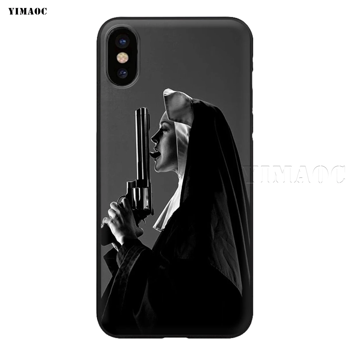 YIMAOC сестра монашка силиконовый мягкий чехол для iPhone 11 Pro XS Max XR X 8 7 6 6S Plus 5 5S SE - Цвет: 5