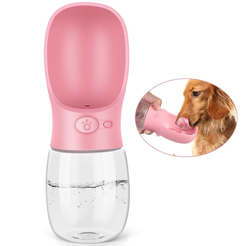 350 мл Портативный собака бутылка для воды собаки путешествия чаша Открытый диспенсер для воды подачи