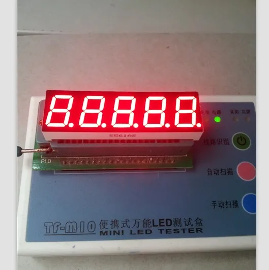 100PCS Common cathode/Common anode 0.56 inch digital tube 5 bits led display 0.56inches Red | Электронные компоненты и