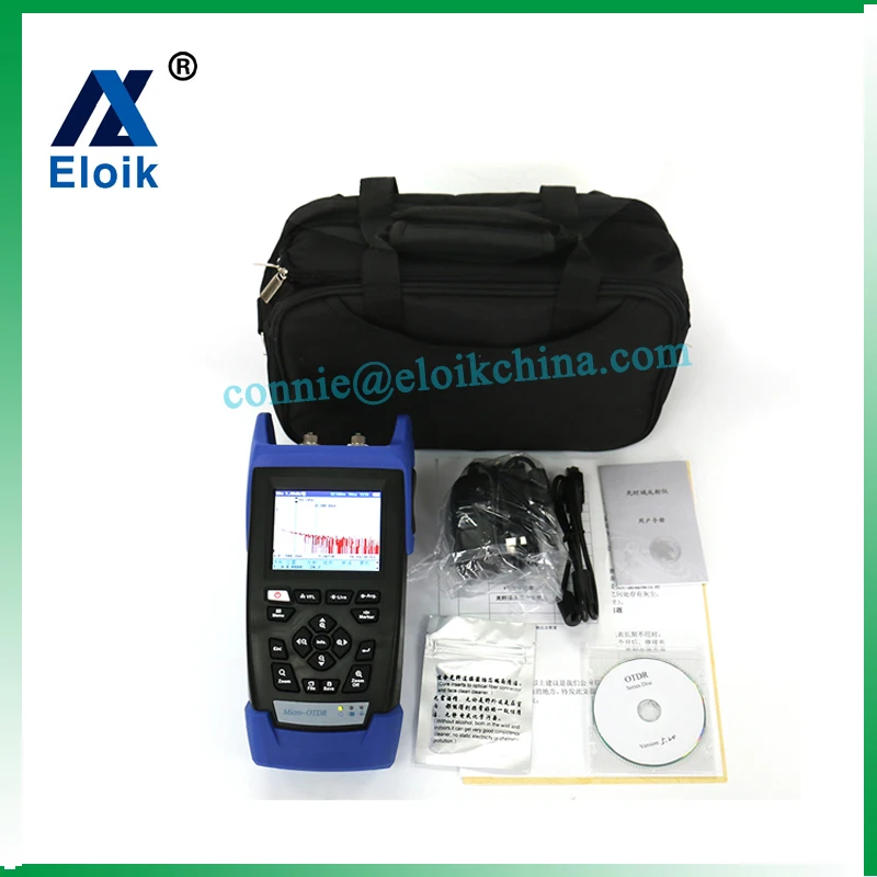 Handheld OTDR ALK-100B -SM-OTDR 1310/1550nm 28/26dB Integrated VFL Optical Time Domain Reflectometer BY DHL |