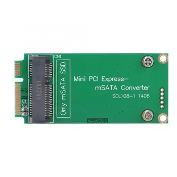 

mSATA SSD to SATA Mini PCIE SSD Riser Card Adapter Converter for ASUS Laptop
