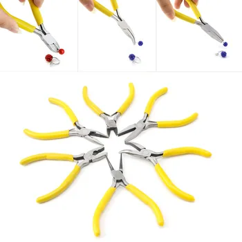 

6Pc Mini Jewelry Pliers Practical Jewelry Carbon Steel Handmade Repair Tool Kit