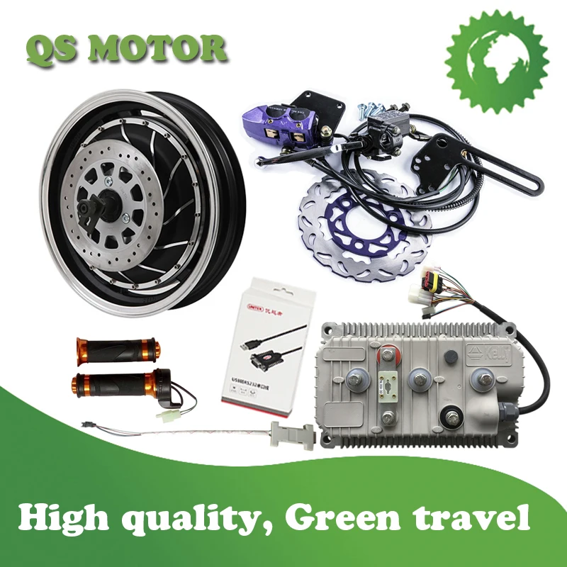 

QS273 8000W 72V V3 14inch Electric motorcycle Motor Conversion Kits