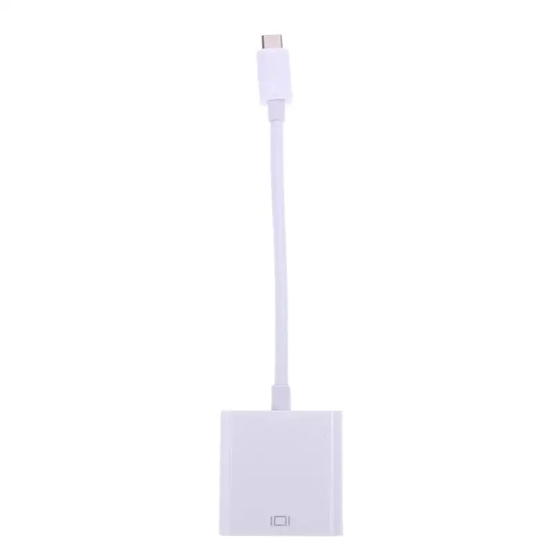 Portabl USB-C type C USB 3,1 штекер для DVI 1080P адаптер Кабельный разъем для ноутбука мобильного телефона