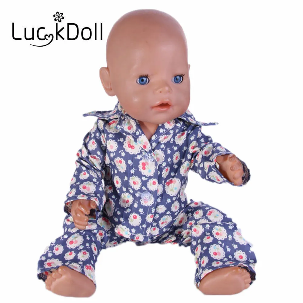 Luckdoll пижама с принтом вишни 14 5 Дюймов Американская кукла Wellie wherher детский