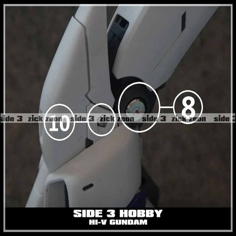 Metal Details Up Parts Set for BANDAI NEW MG 1 100 RX-93 V2 Hi-Nu Gundam Ver. Ka model kit
