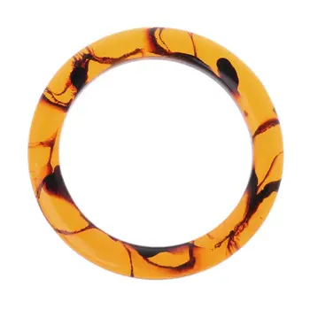 

Women Round Shape Resin Handle Bag for DIY Handbag Frame Bag Replacement Accessories