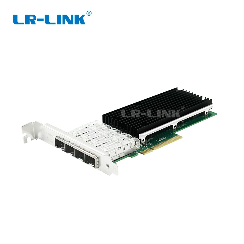 

LR-LINK 9814AF-4SFP+ 10Gb Ethernet Network Adapter Quad-Port PCI-Express Fiber Optic Lan Network Card Broadcom BCM57840 Nic