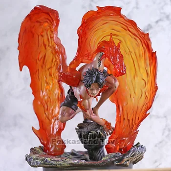

Anime ONE PIECE Figure statue Portgas D Ace GK Rise from resurrection PVC Action Figure Collection Model Toys