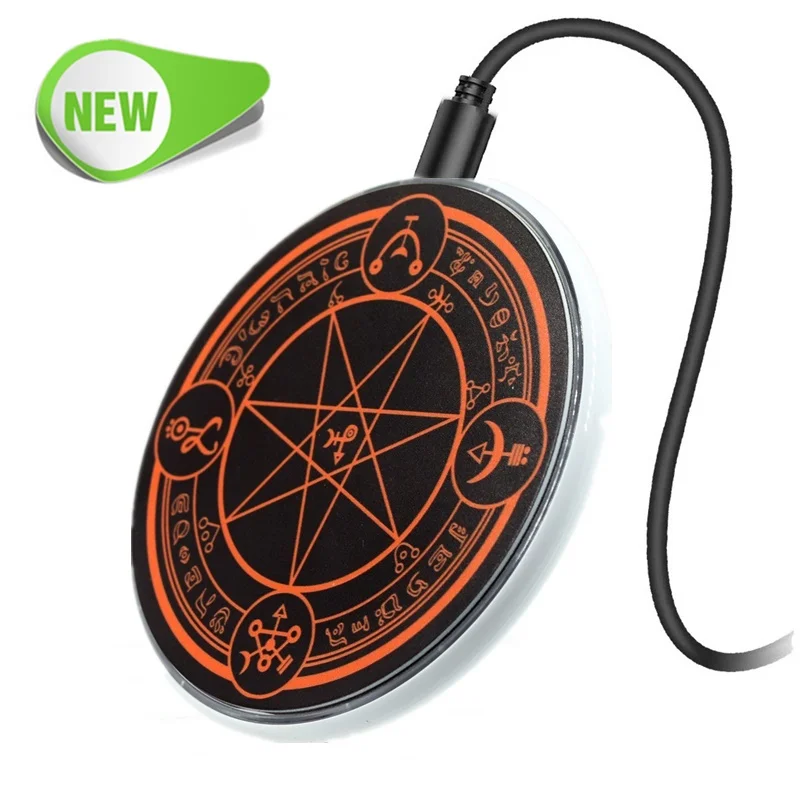 

Universal Magic array Qi Wireless Charger For Iphone X 8 Plus Mobile Phone Wireless Charging Pad For Samsung S10 S9 S8 Xiaomi