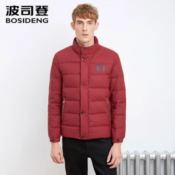 

BOSIDENG new winter men duck down coat down jacket thick parka stand collar sold color high quality casual wear B1601103
