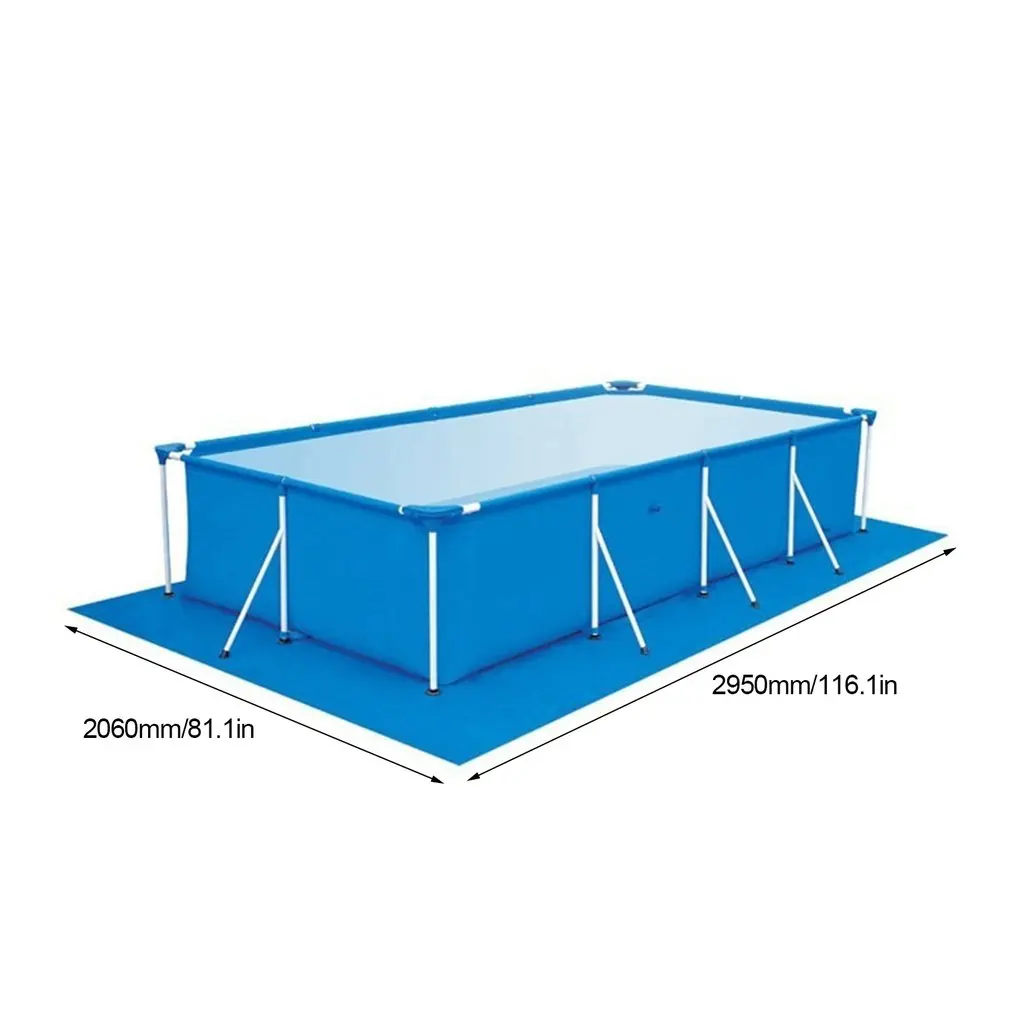 Большой размер плавательный бассейн круглый плащ-палатка губы крышка пылезащитный половая тряпка коврик крышка для наружной виллы сад