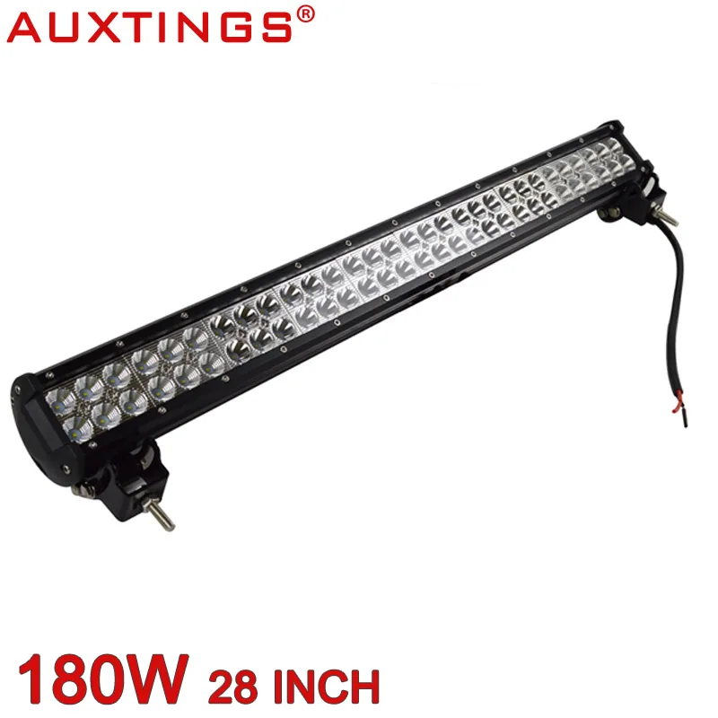 

Auxtings 28 inch 180W high power IP67 waterproof dual rows light bar led for truck car 4x4