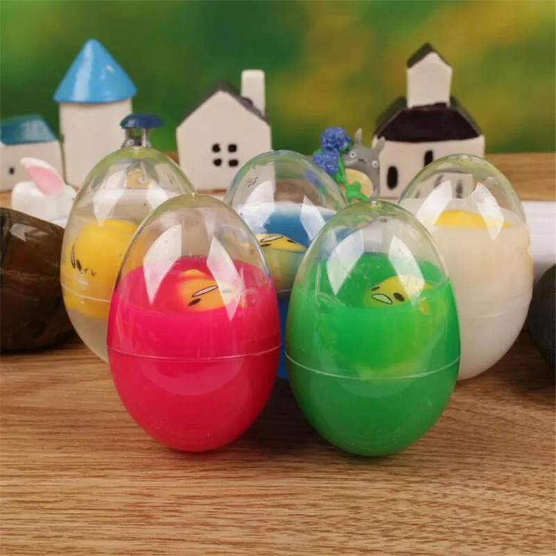 5pcs lot simulation spoof tricky toy nausea eggs Pinch Decompression Toy Novelty Gag Practical Jokes