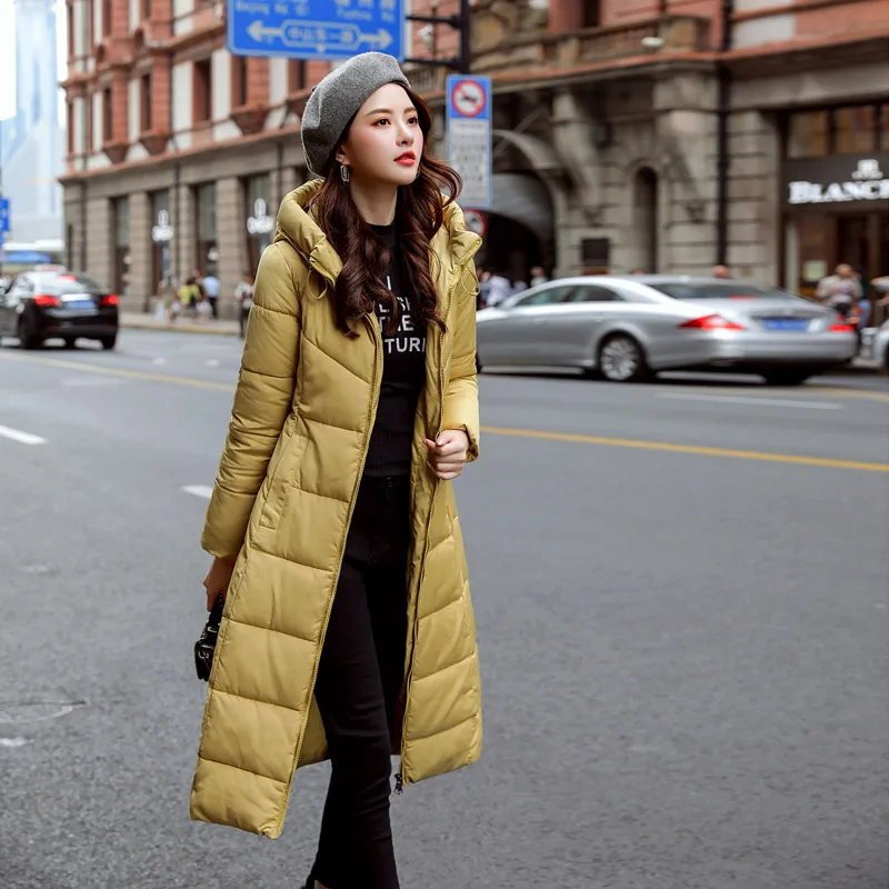 Зимняя куртка женская с капюшоном теплая парка женская одежда пальто Высокое качество Женская новая зимняя коллекция Горячая