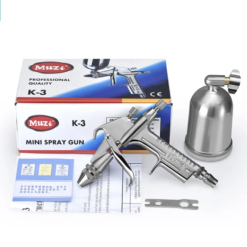 Professional HVLP Air  Spray Gun 0.5mm Paint Repair Line Spray Gun Handicraft Toy Furniture Automotive Primer