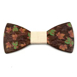 Mantieqingway Для мужчин деревянный галстук-бабочка Интимные аксессуары Свадебная вечеринка лиственных пород древесины галстук-бабочка для Для