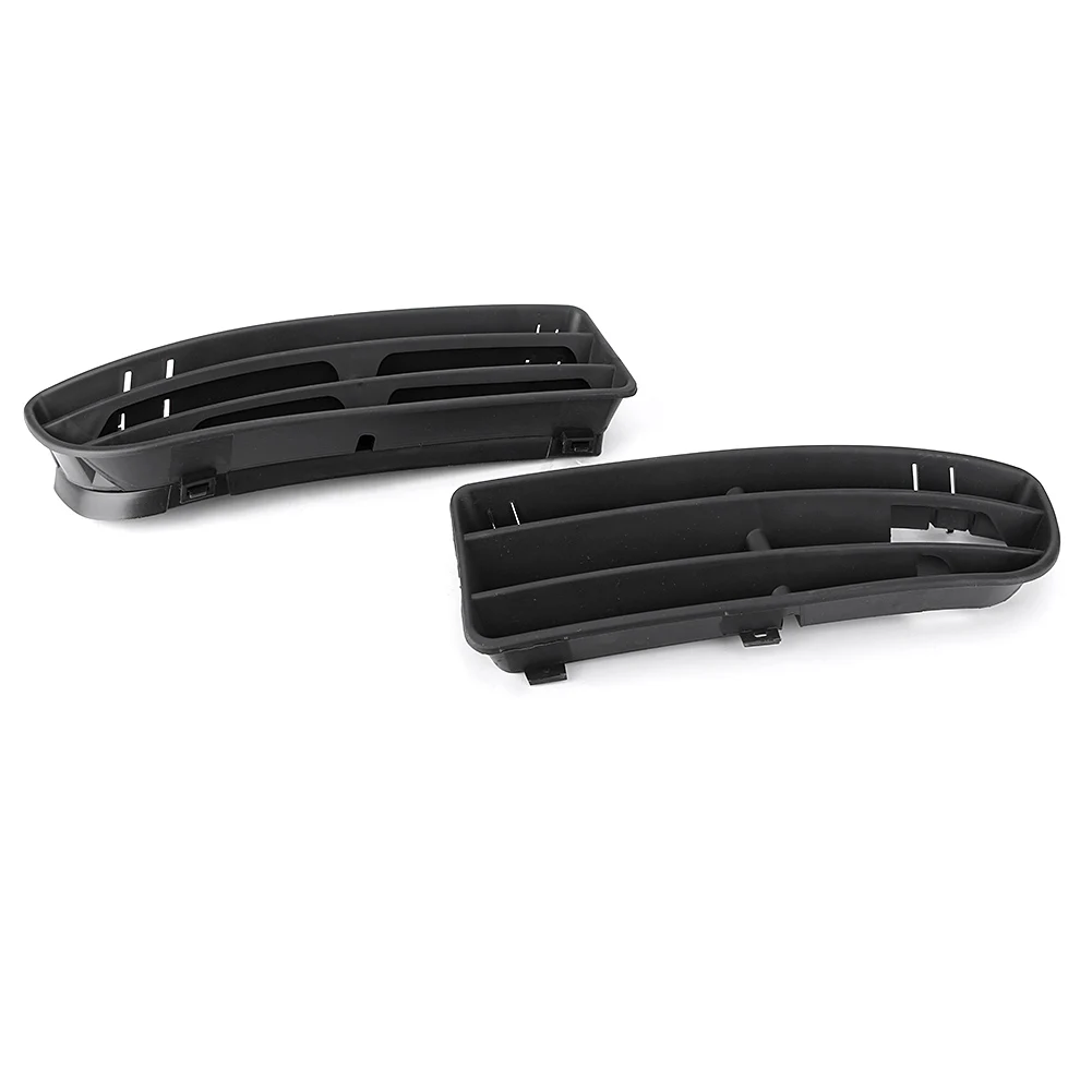 Front Bumper Lower Side Vent Grille Grill Cover Set For VW Volkswagen Jetta MK4 1999-2005 Black Car Spare Parts Accessories