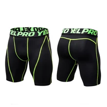 Мужские спортивные шорты для фитнеса, мужские компрессионные колготки, быстросохнущие тренировочные брюки бодибилдера, тренировочные штаны для тренировок