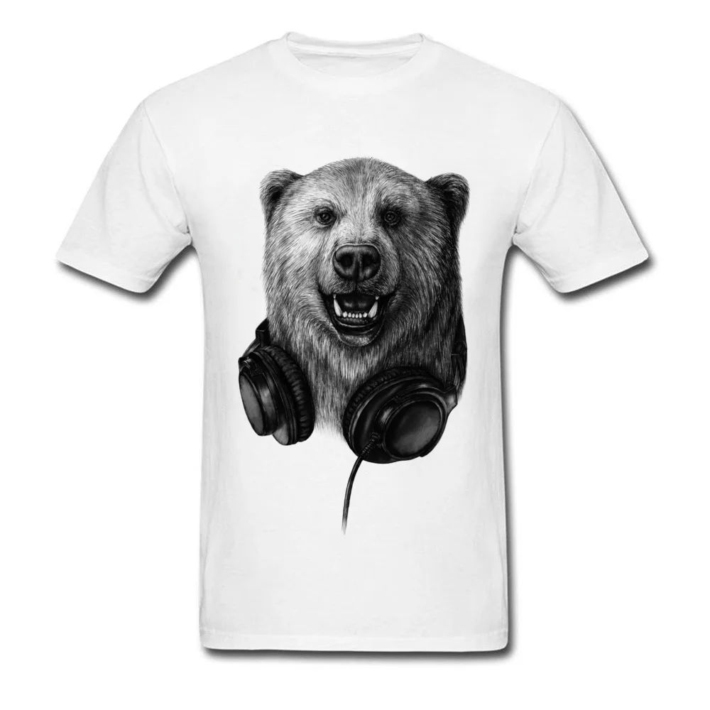 Music Headset North Bear_white