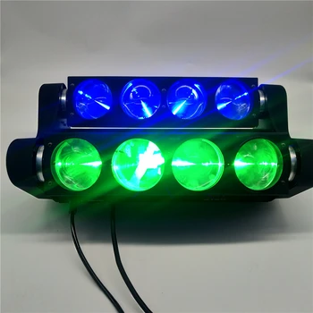 

10pcs LED Spider Light 8x12w RGBW 4in1 Moving Head Light Beam Light LED Stage Light Suitable for Party DJ Disco Wedding Decorati