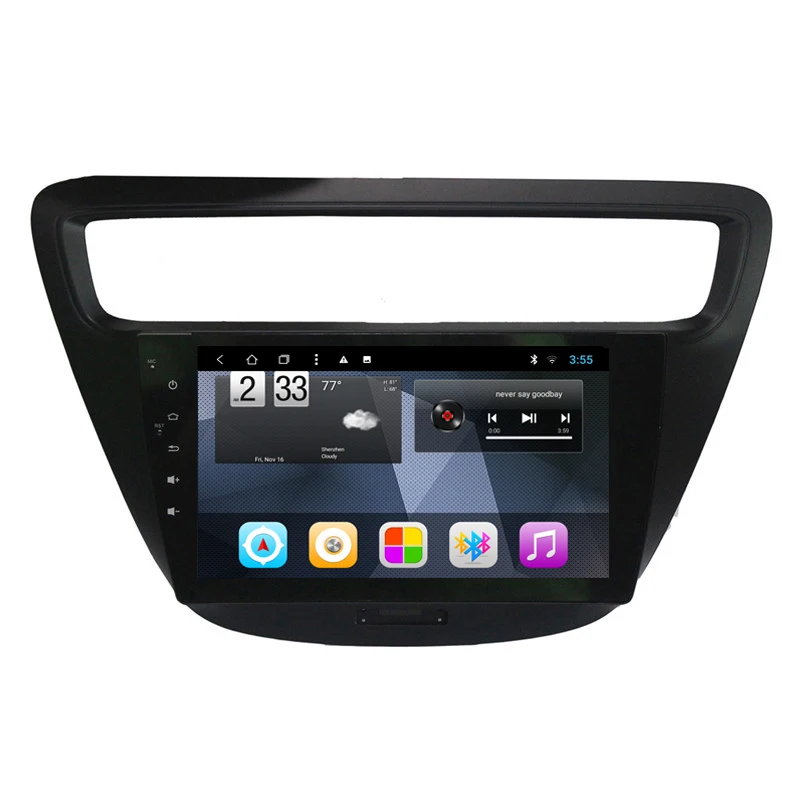 Top NaviTopia 9inch Octa Core Android 8.1 Car DVD Player For Chevrolet Lova RV 2015 Car Electronics GPS Navigation System 1