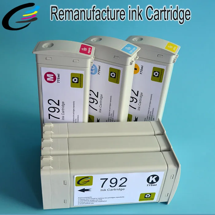 

Remanufactured Ink Cartridge for HP 792 Latex Ink for HP Latex L26100 printer