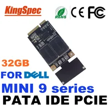 L ide pata kingspec mini pcie ssd de disco duro unidad de estado sólido 32 gb 4-channel 3 cm x 5 cm 3 cm x 7 cm para dell mini9 series vostro a90