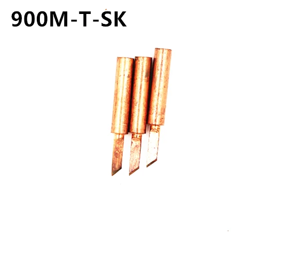 3 шт 900M-T-SK диамагнитный медный наконечник паяльника бессвинцовый наконечник паяльника 933.376.907.913.951, 898D, 852D+ паяльная станция