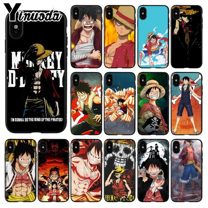 Yinuoda Один Кусок Луффи DIY Роскошный Высокий протектор на конце чехол для iPhone 5 5Sx 6 7