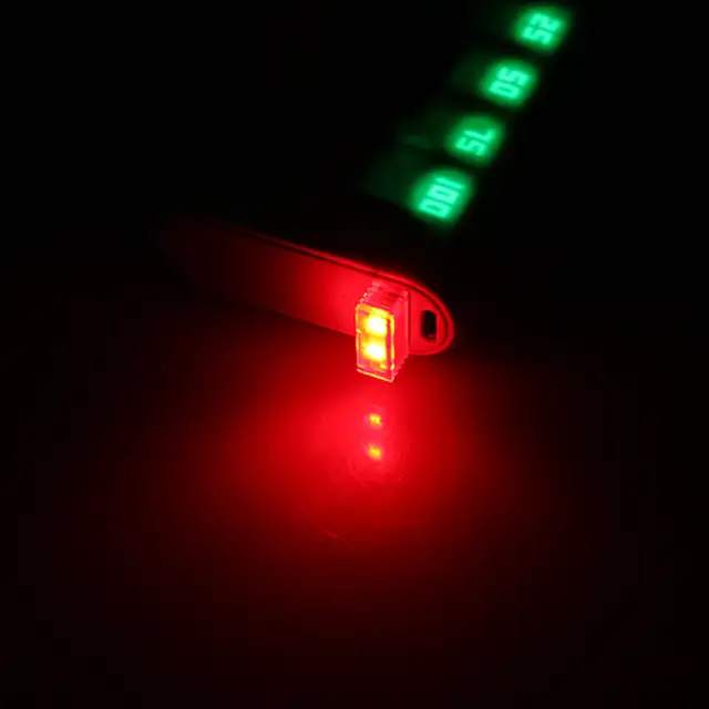 Us 46 99 Promotion Bosmaa 100pcs Usb Mini Led Interior Car Atmosphere Lights Decorative Lights Red Blue White Green Crystal Blue Orange In