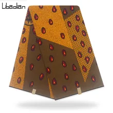 Горячая африканская восковая печатная ткань с настоящей росписью "Горячий батик" хлопок 6 ярдов/шт гарантия настоящий воск для шитья F905-31