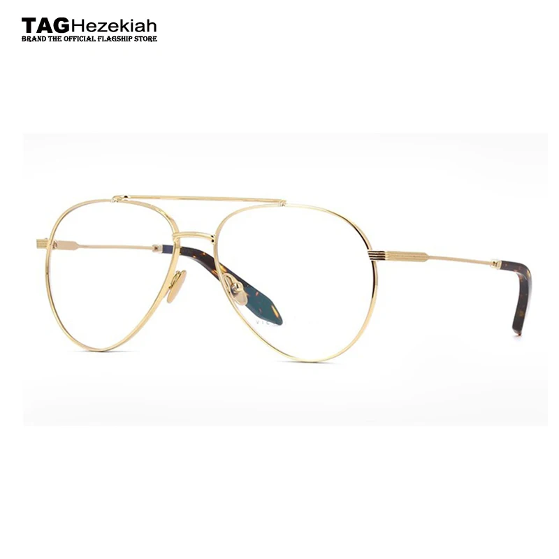 

2019 classic glasses frame women Myopia computer eyeglasses men High quality metal Brand spectacle frames Clear Lens Glasses 218