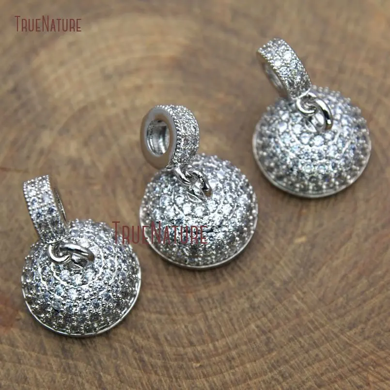 20180108-FC9886- Copper Accessory Cap Clear Cz Micro Pave Silver Finish Bell Shaped Accessory Cap_3