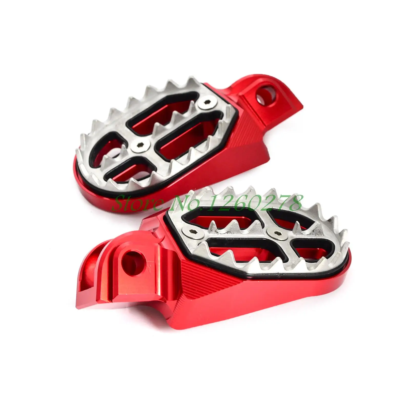 Billet MX Foot Pegs Rests Pedals For Beta 250RR 300RR 350RR 390RR 450RR 480RR 520RR 2T