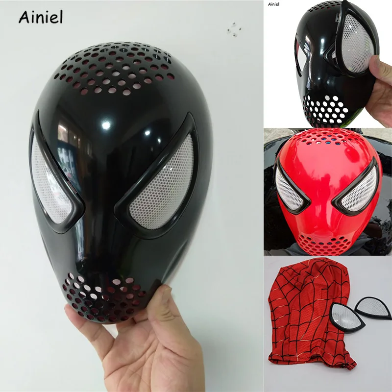 

The Amazing Spider-Man Faceshell with Lens Silicone 3D Mask Spider Man Cosplay Halloween Super Heros Spiderman Mask Adult Kids