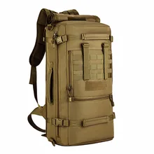 Large Capacity 50L Outdoors Shoulder Bags Men Rucksacks Travel Bags Tactics Waterproof Oxford Backpacks