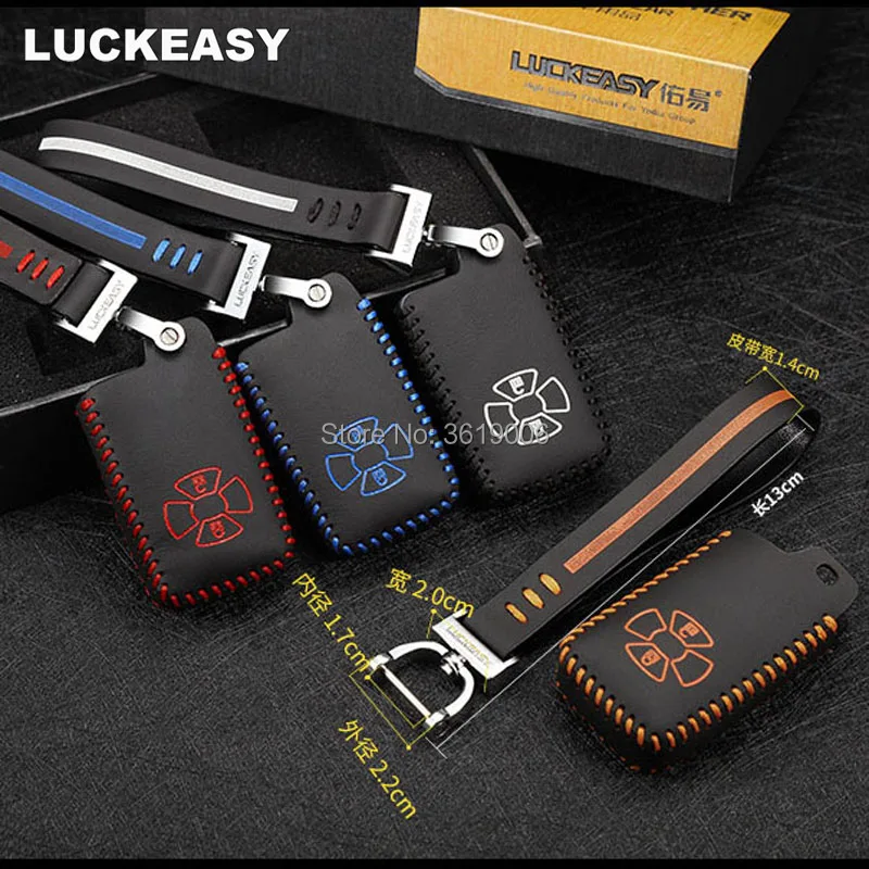 

LUCKEASY High-quality Smart Key Keyless Remote Entry Fob Case Cover with Key Chain For Toyota Yaris RAV4 2011