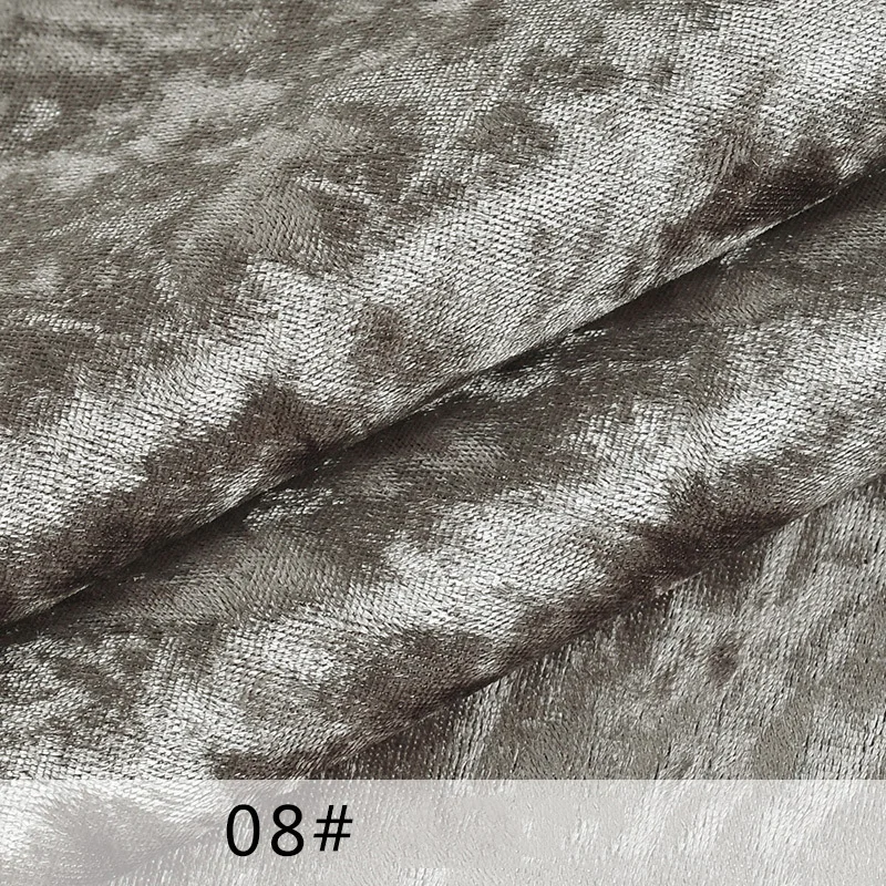 50 см* 145 см ледяная бархатная ткань Золото Бархат Кожа для DIY мягкая сумка диван занавеска украшение интерьера - Цвет: 4