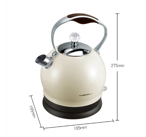 

Kettle 304 Stainless Steel Automatic power outage Chassis heating 2L Power cord Length 0.7M 1800W Button type