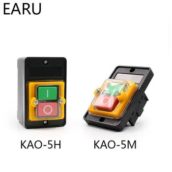 

Waterproof Push Button Switch Power On/ Off Switch KAO-5 / BSP210F-1B 10A 380V For Cutting Machine Bench Drill Switch