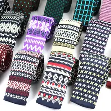 Mens Knit ties New Casual Skinny Knit Neckties For Wedding Evening Party Gravata Slim Tie for Man Knitted Neck Tie