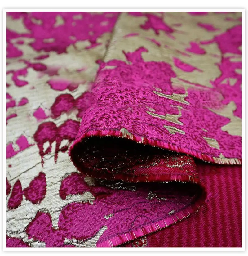 Элегантный французский стиль парча жаккардовая ткань для женщин OL платье пальто en tissu tela sp5736