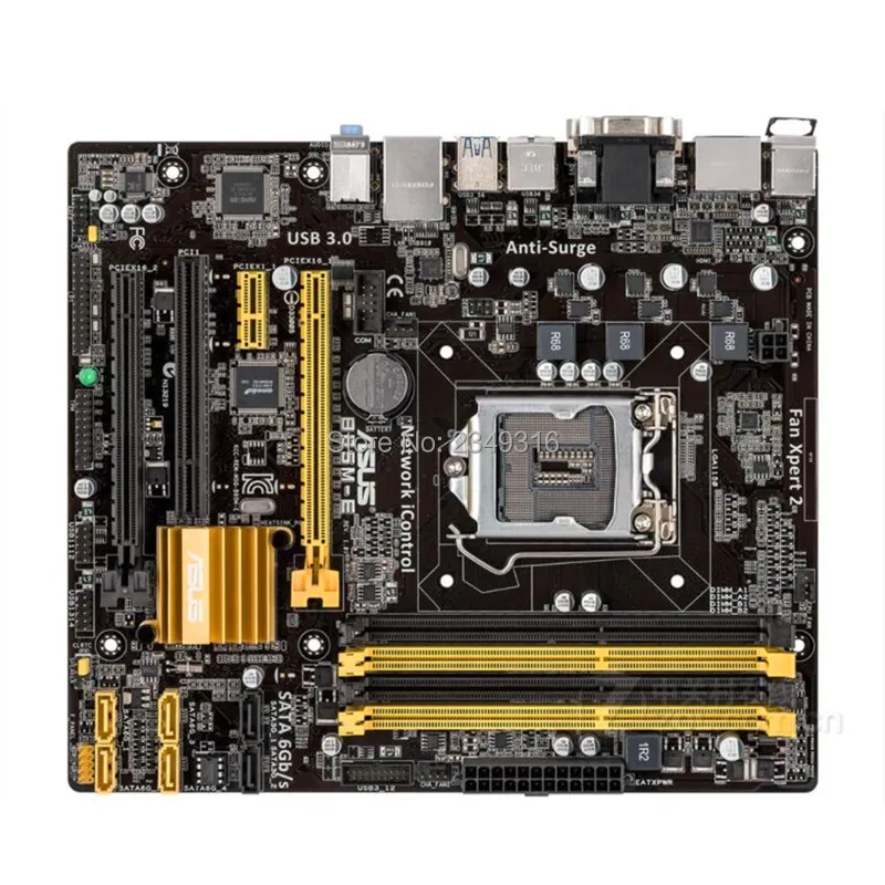 Для ASUS B85M-E Оригинальное гнездо для материнской платы LGA 1150 DDR3 B85 настольная материнская плата