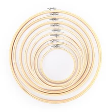 1 шт. 5-34 см деревянное удобное устройство для вышивки крестом кольцо-обруч для вышивки бамбуковая рамка круглый обруч для вышивки Швейные Инструменты