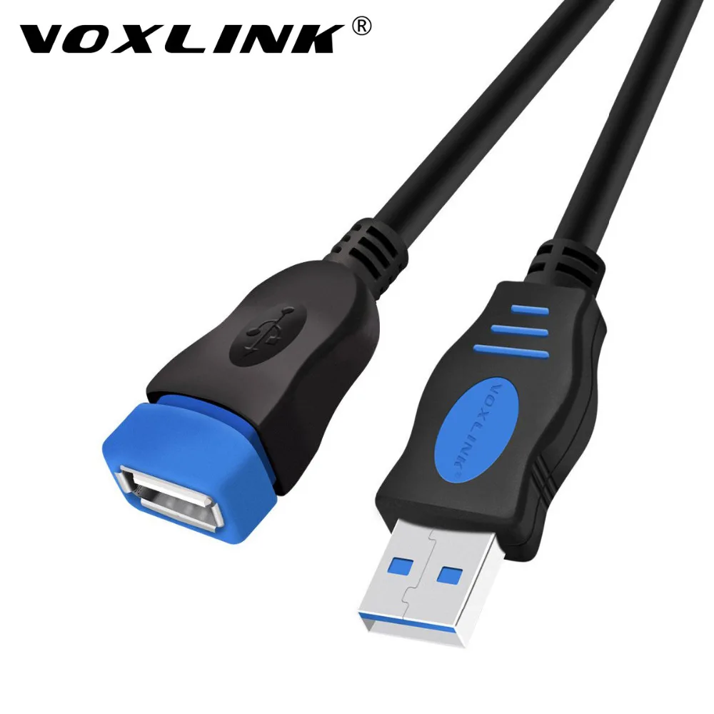 VOXLINK 1M 1.8M 3M 5M USB Extension Cable Male to Female USB Charging