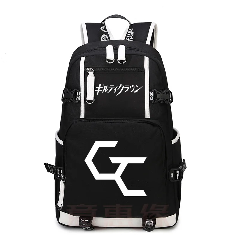

Hot Guilty Crown cosplay Backpack shu ouma Anime Canvas Bag Luminous Schoolbag Travel Bags