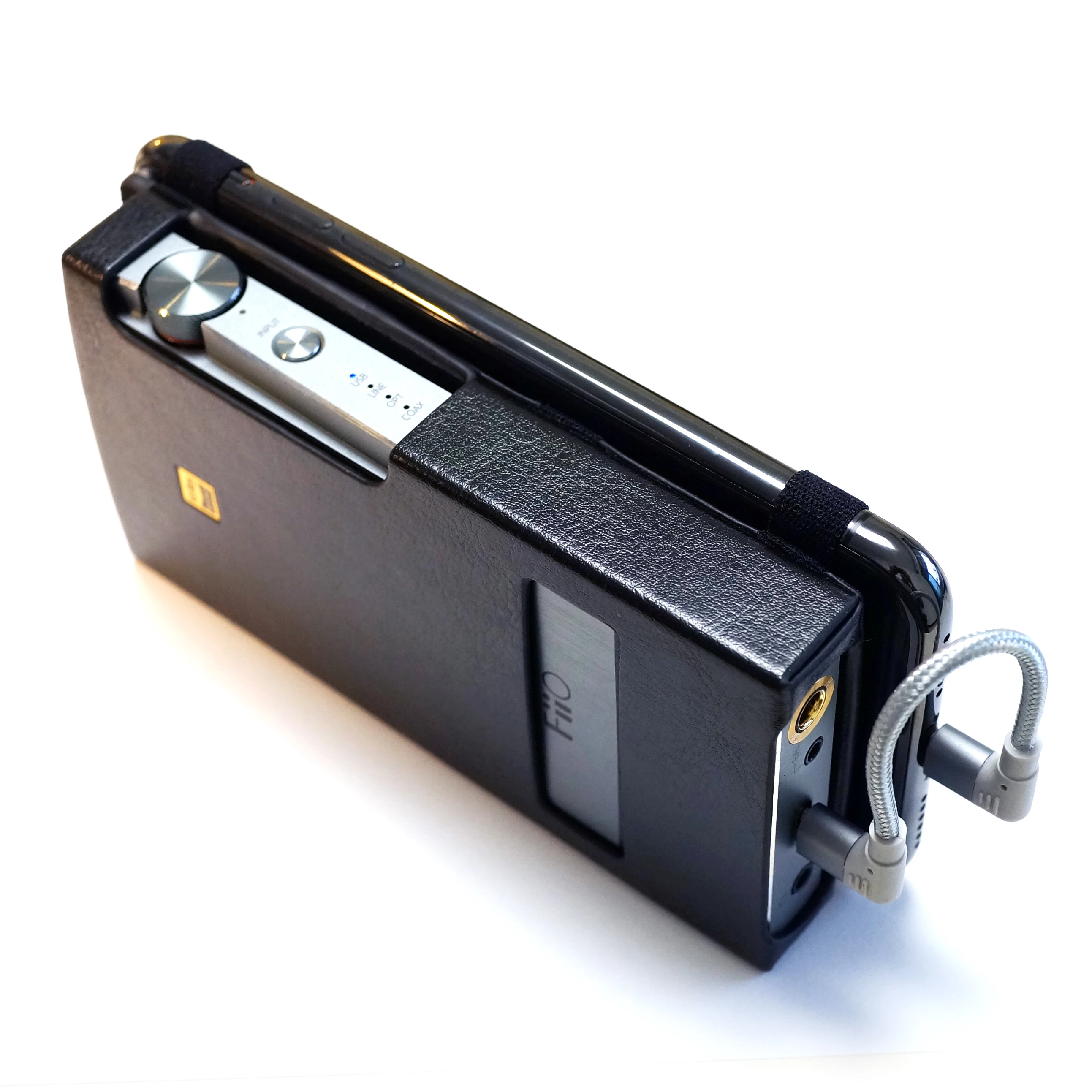 DD ddHiFi C Q5 кожаный чехол для FiiO или Q5S USB DAC AMP в комплекте чехол.|Аксессуары MP3 плееров