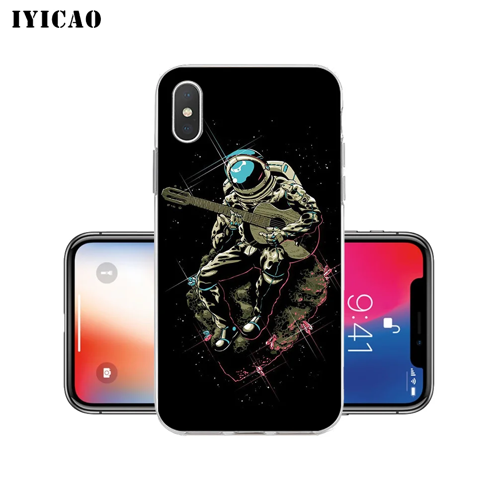 IYICAO niverse Planets Stars Мягкий силиконовый чехол для телефона iPhone X XR XS MAX 6 6s 7 8 Plus 5 5S SE TPU
