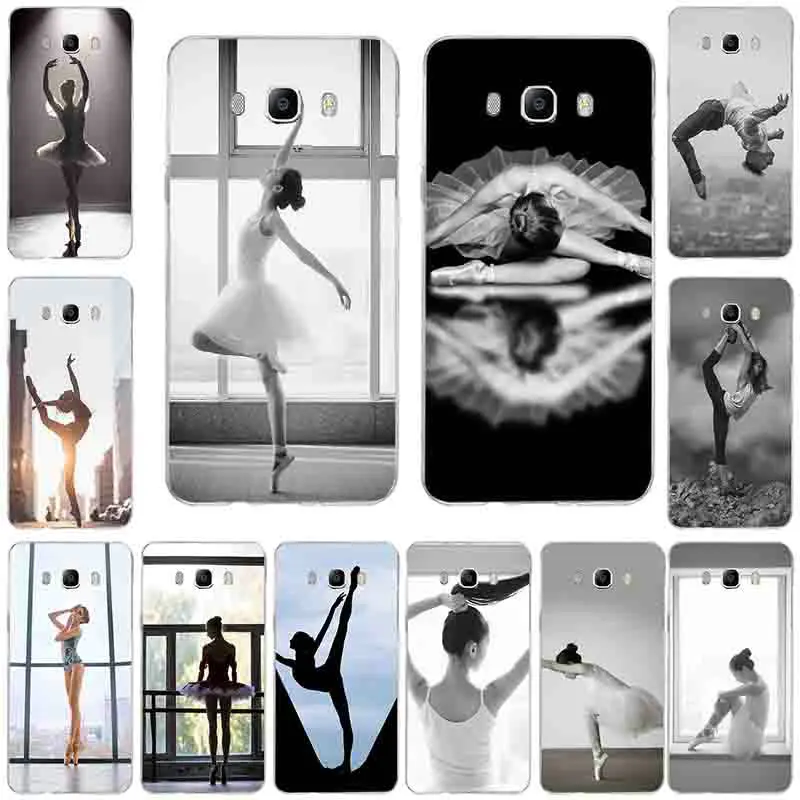 

Soft TPU Silicon Phone Case For Samsung A3 A5 A7 J2 J3 J4 J5 J6 J7 J8 2016 2017 2018 Cases Cover Coque Hot Ballet Dancer